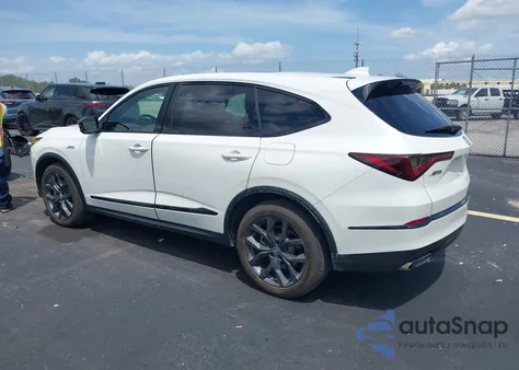 2024 Acura Mdx A-Spec z USA, uszkodzony, nr VIN 5J8YE1H07RL010388